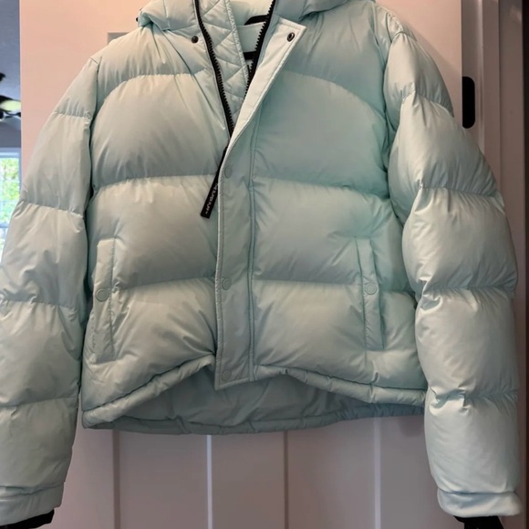 Aritzia Jackets & Blazers - Aritzia Sky Blue Puffer Jacket